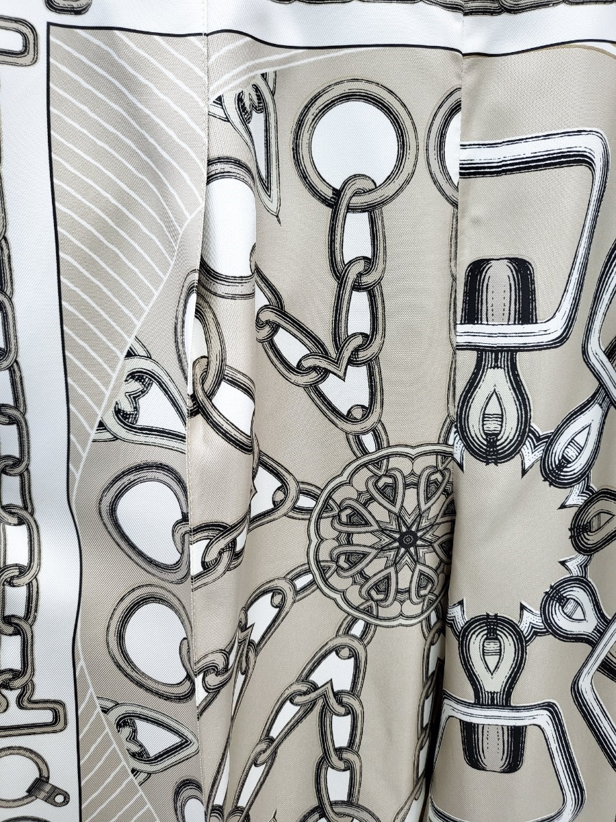 [미다스] 에르메스 칼레이도스코프 효과 프린트 크롭팬츠 H4H0477DWF836