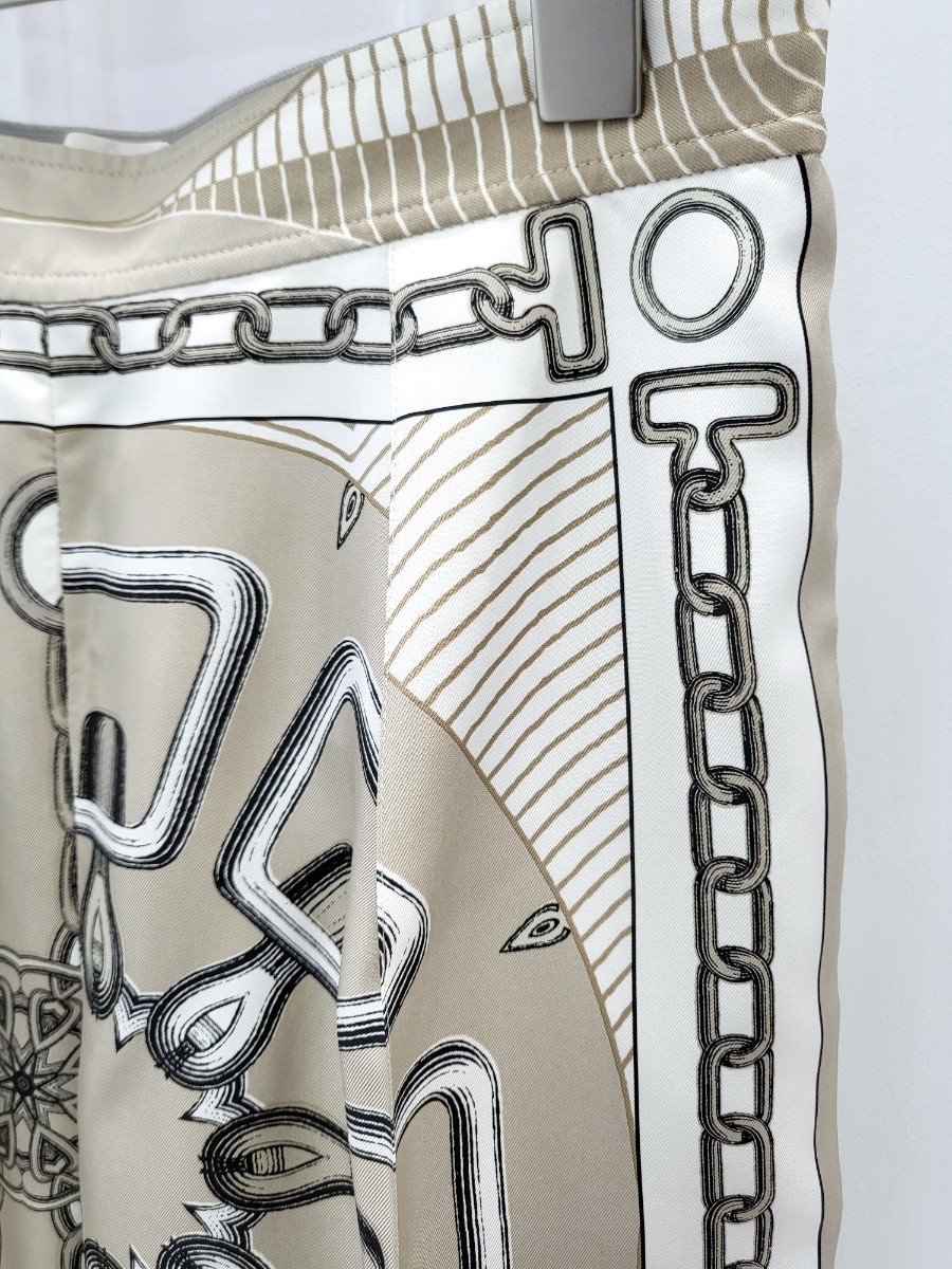 [미다스] 에르메스 칼레이도스코프 효과 프린트 크롭팬츠 H4H0477DWF836