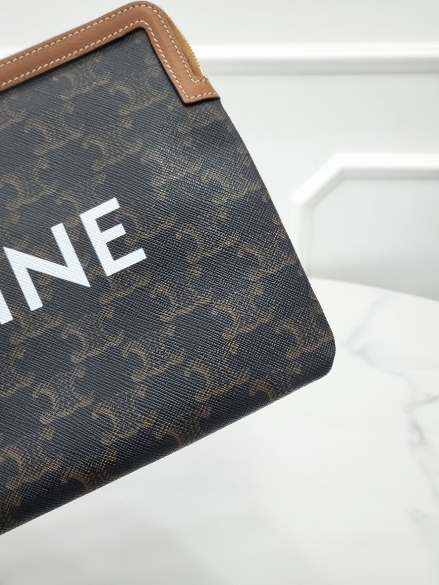 [미다스] 셀린느 트리오페 파우치 탄 10D672BZQ