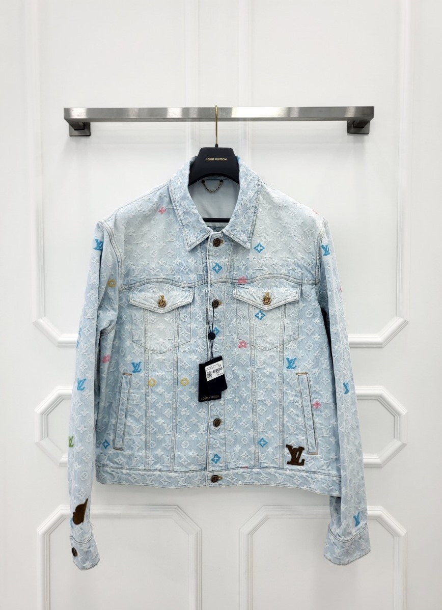 [미다스] 루이비통 타일러 모노그램 데님자켓 58 1AFPTF