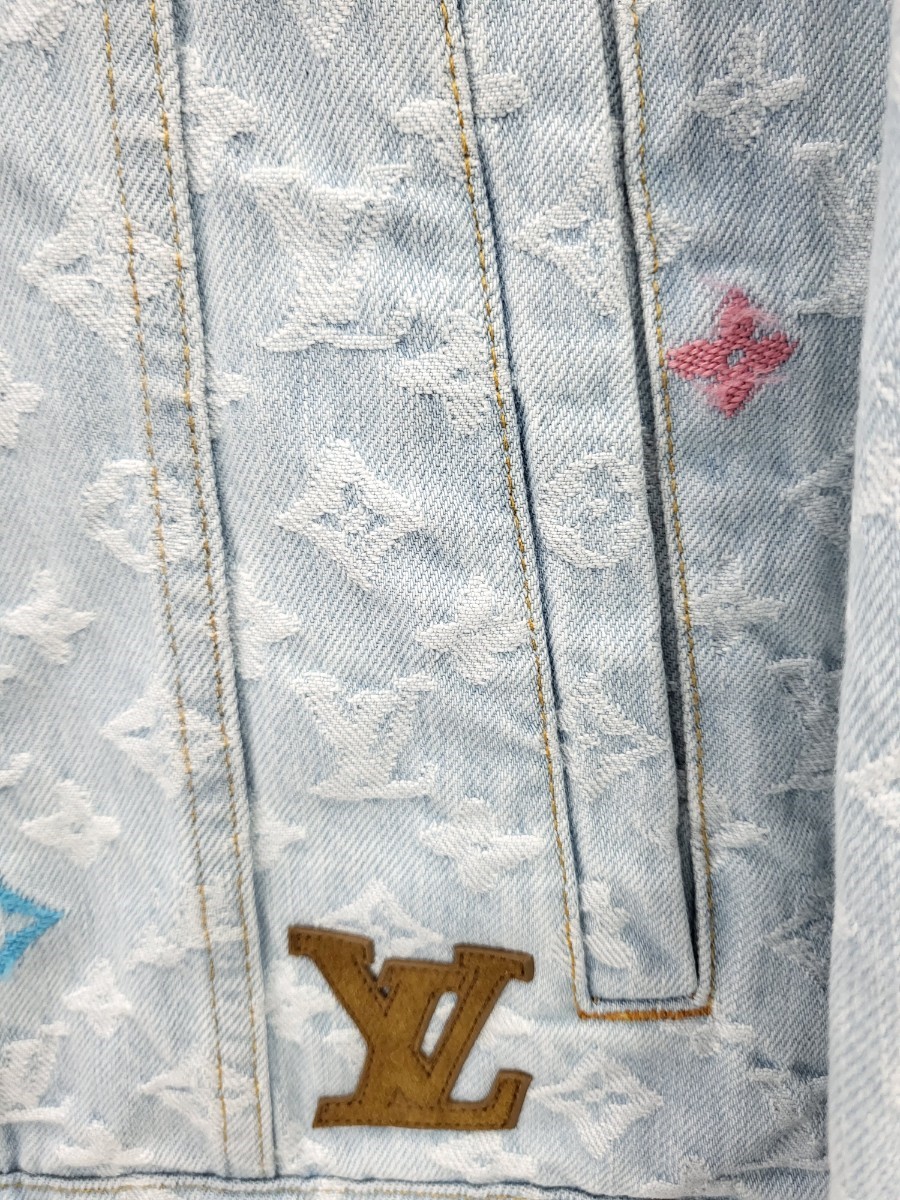 [미다스] 루이비통 타일러 모노그램 데님자켓 58 1AFPTF