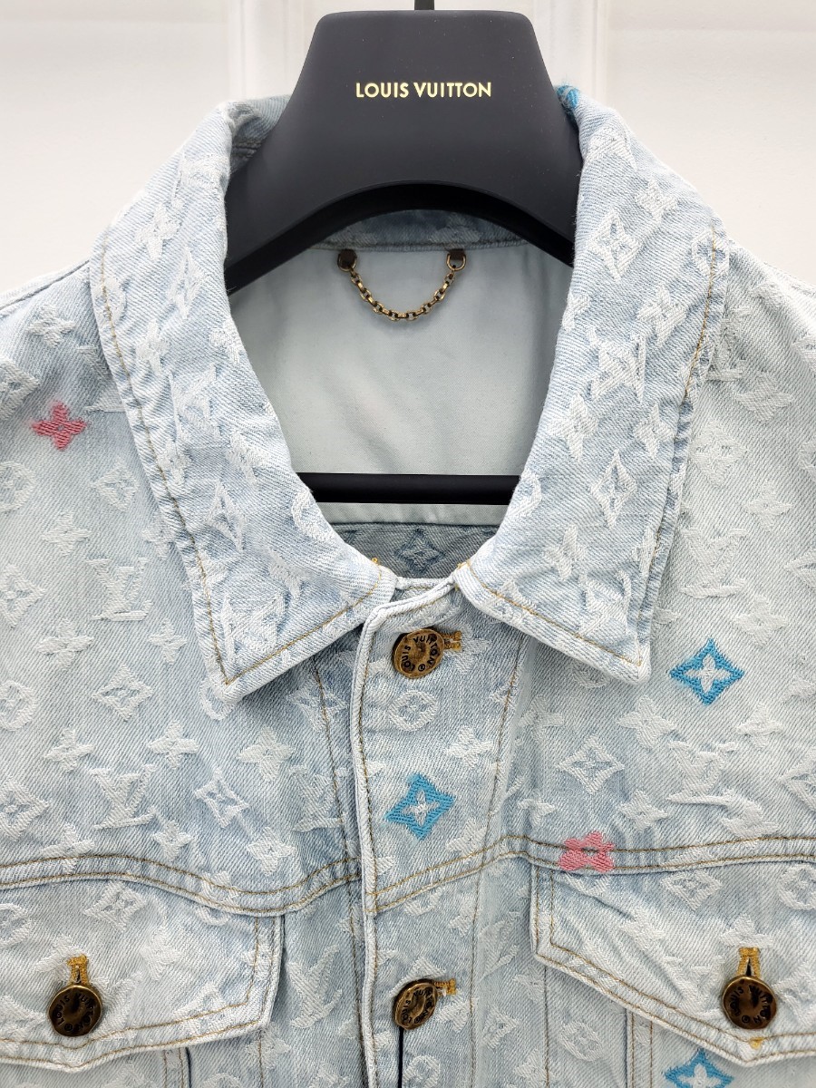 [미다스] 루이비통 타일러 모노그램 데님자켓 58 1AFPTF