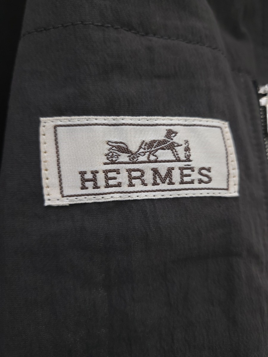 []미다스] 에르메스 남성 반팔 오버 스냅 셔츠 H452400HG5K48 블랙