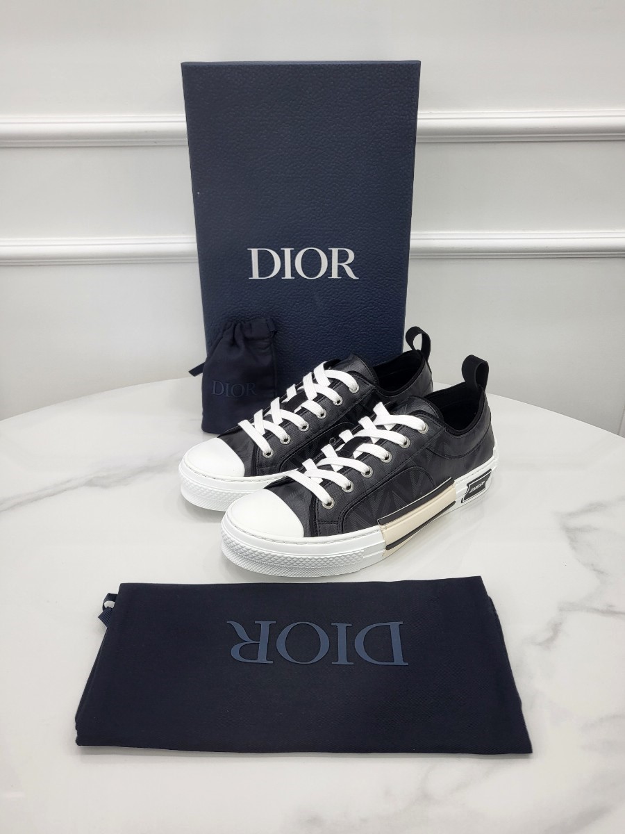 [미다스] 디올 B23 로우탑 스니커즈 블랙 40 3SN249ZPP_H900
