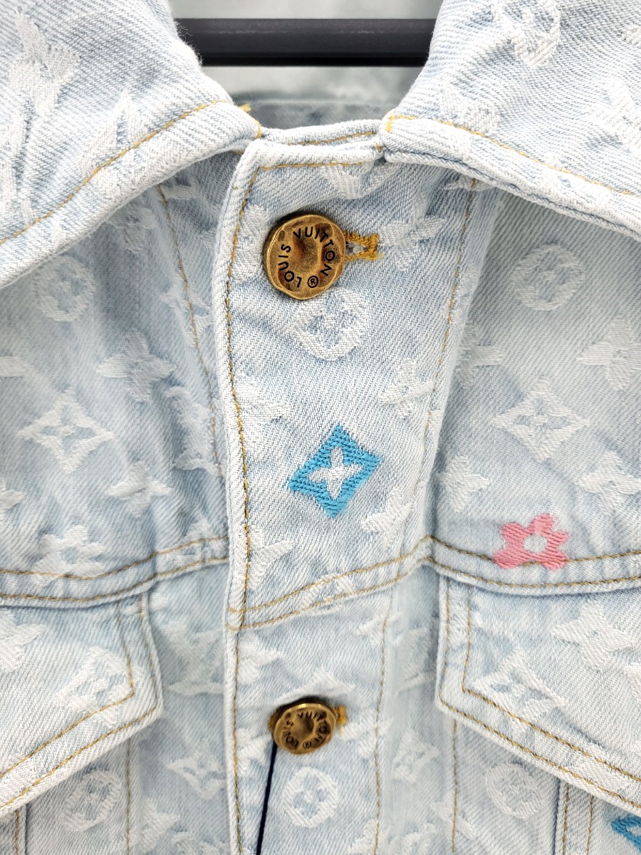 [미다스] 루이비통 타일러 모노그램 데님자켓 56 1AFPTF