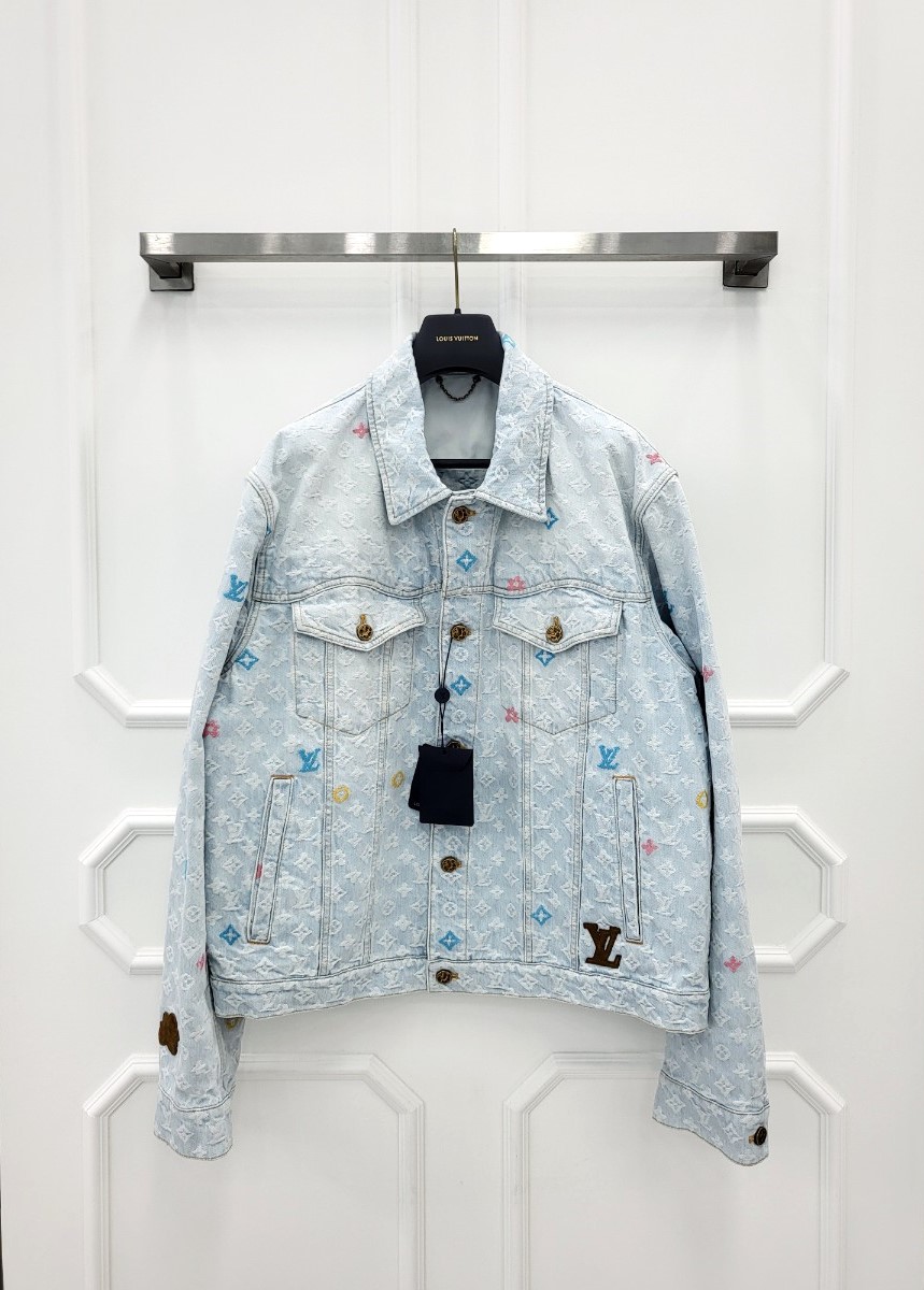 [미다스] 루이비통 타일러 모노그램 데님자켓 56 1AFPTF