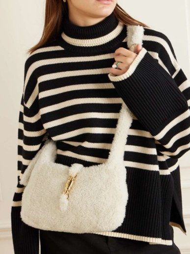 [미다스] 구찌 재키 1961 스몰 숄더백 시어링 하프문 636709