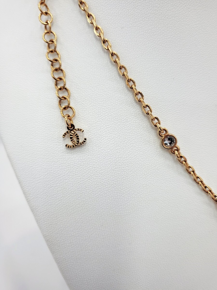 [미다스] 샤넬 24C 크리스탈 별 CC 로고 목걸이 ABC822B